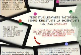 Kasulikud checklistid, et ärgitada oma kolleege ametnikueetika üle arutlema