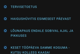 Kõik tööandja hüved avalikult veebis 